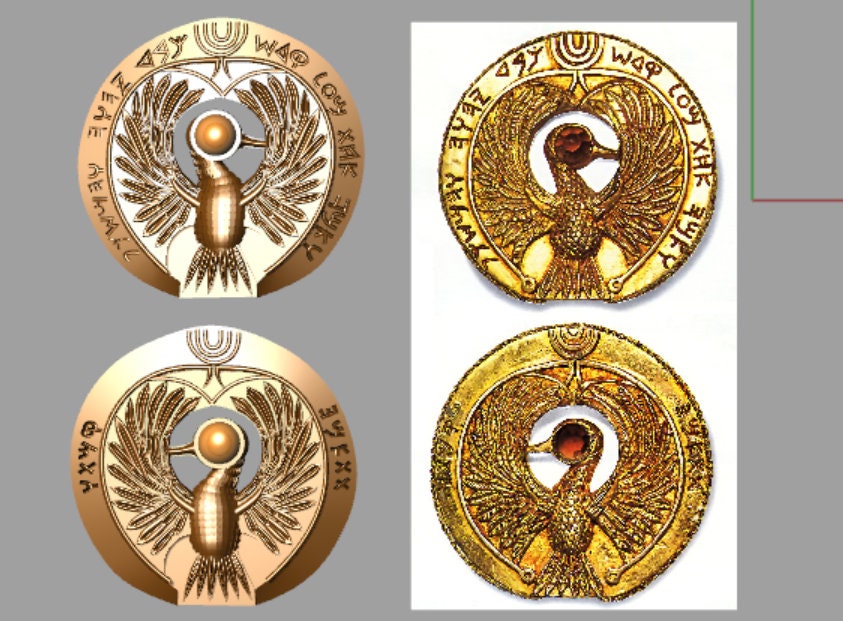Indiana Jones Staff of Ra Cufflinks