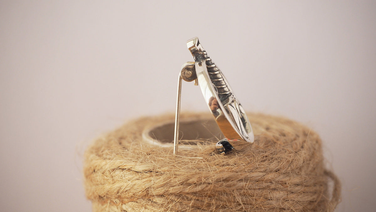 Sting Sword Hilt Silver Lapel Pin