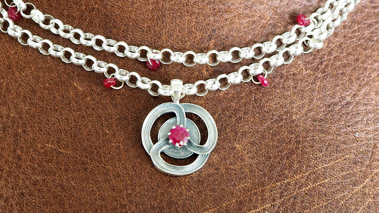 Rhaenyra Targaryen Celtic Valyrian Pendant