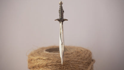 Sting Sword Silver Lapel Pin