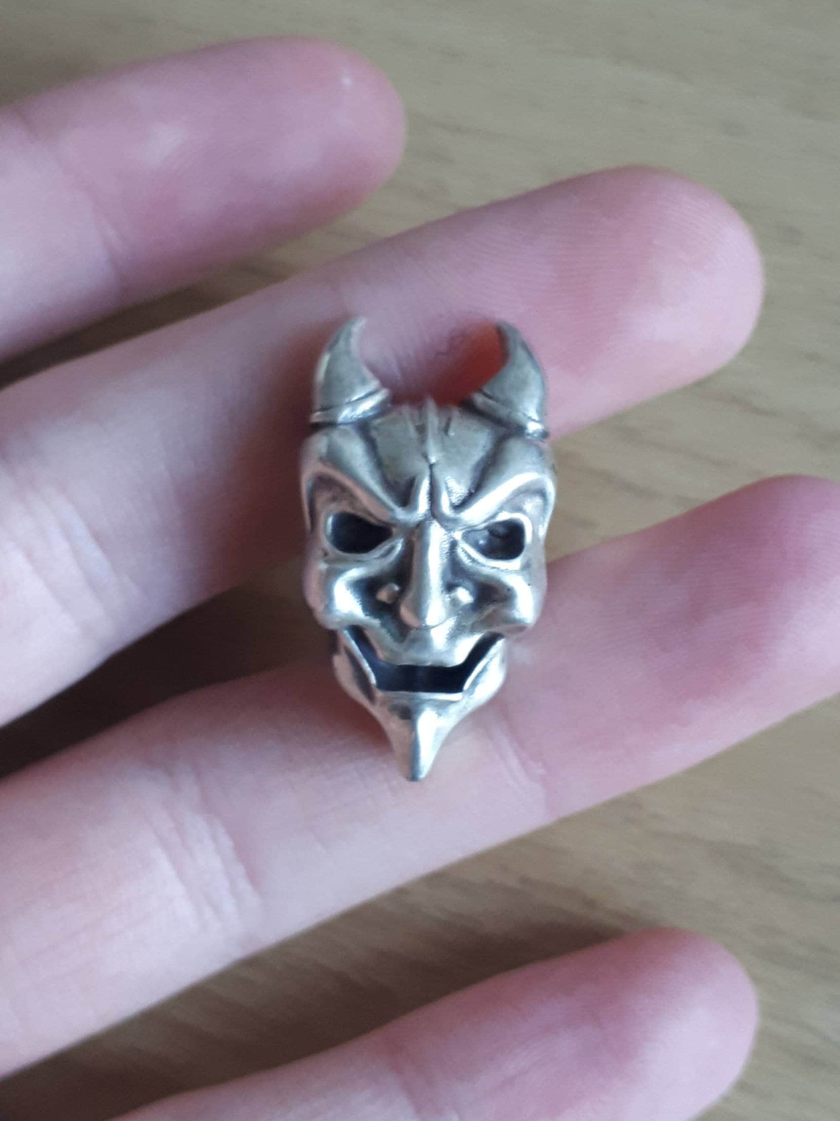 Expanse Amos Silver Oni Mask