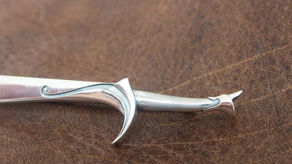 Orcrist Sword Silver Kilt Pin