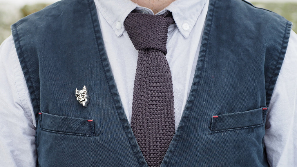 Expanse Amos Silver Oni Mask