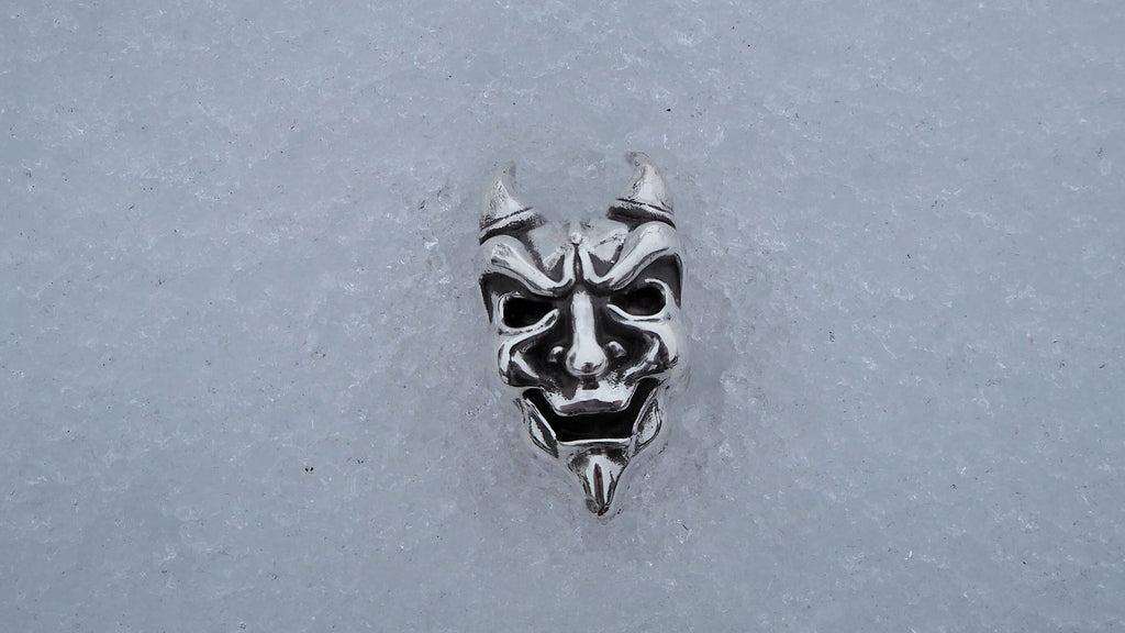Expanse Amos Silver Oni Mask