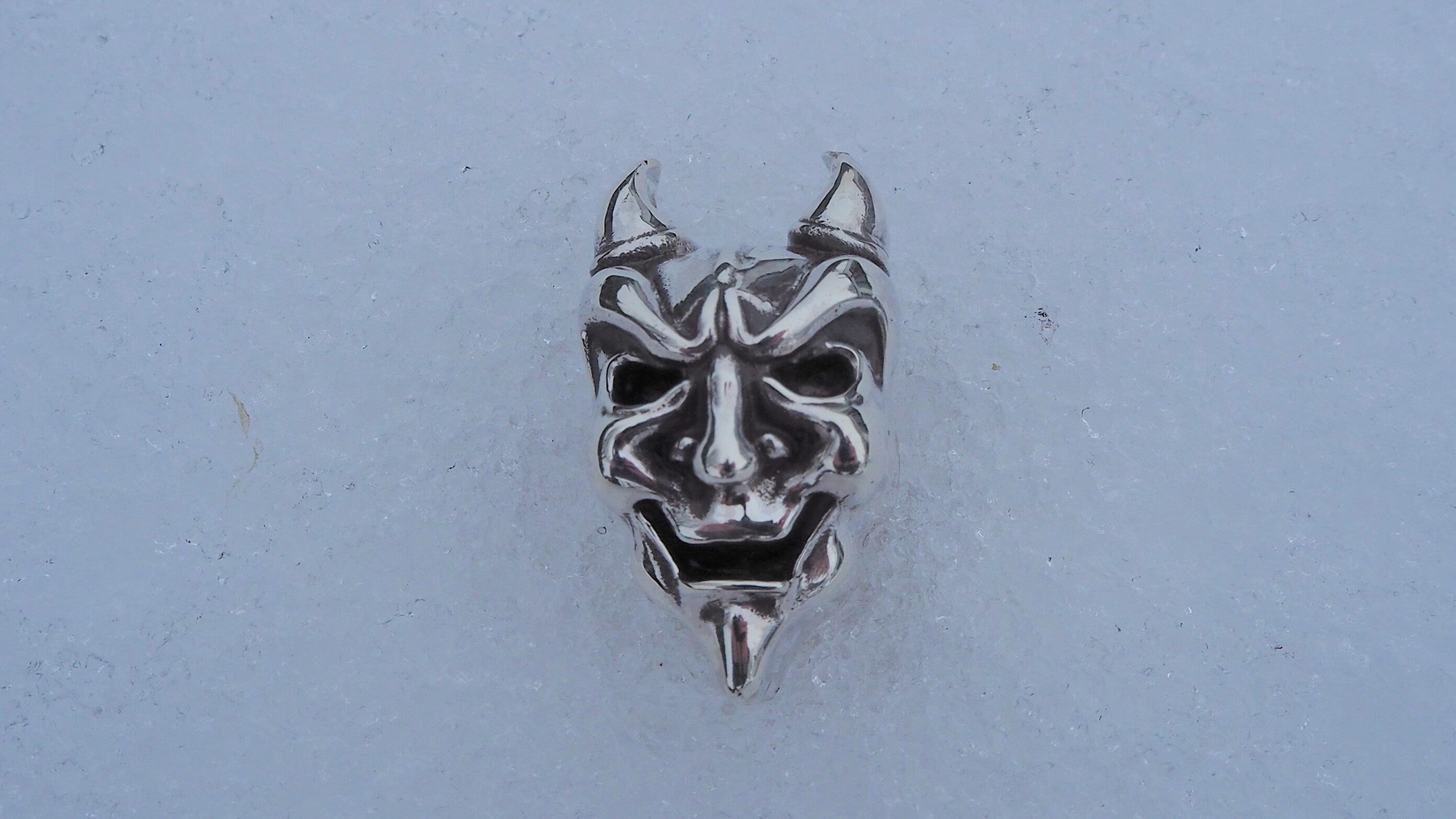 Expanse Amos Silver Oni Mask