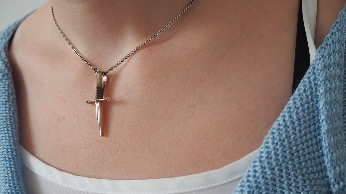 Narsil Aragorn's Sword Silver Pendant