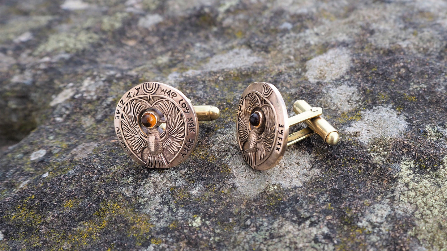 Indiana Jones Staff of Ra Cufflinks