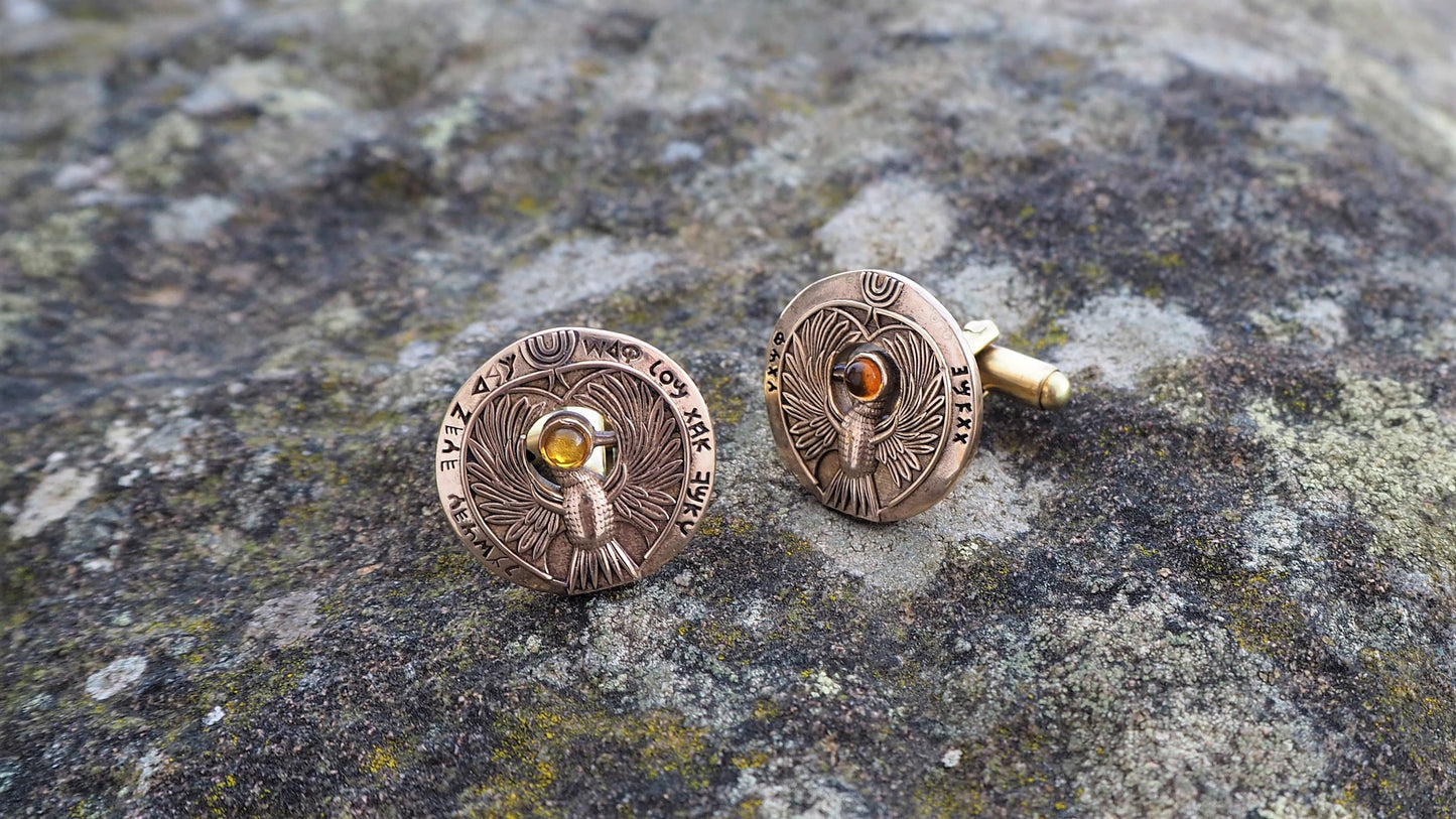 Indiana Jones Staff of Ra Cufflinks