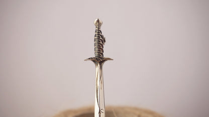 Sting Sword Silver Lapel Pin